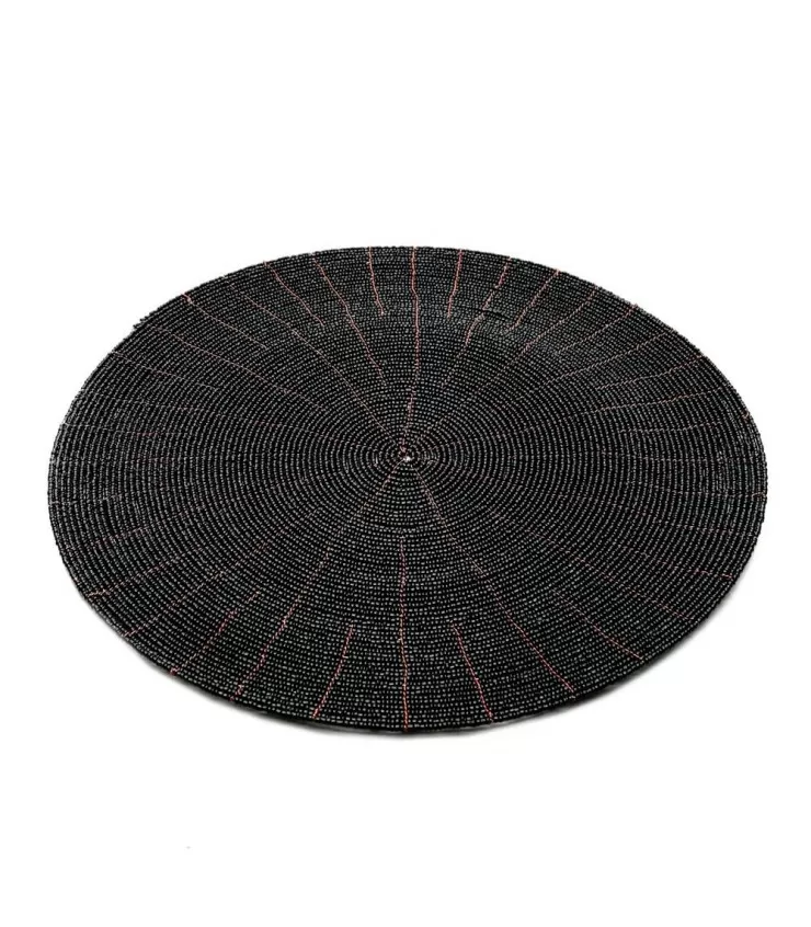 The Beaded Placemat - Black