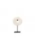 The Marble Disc on Stand - White - S
