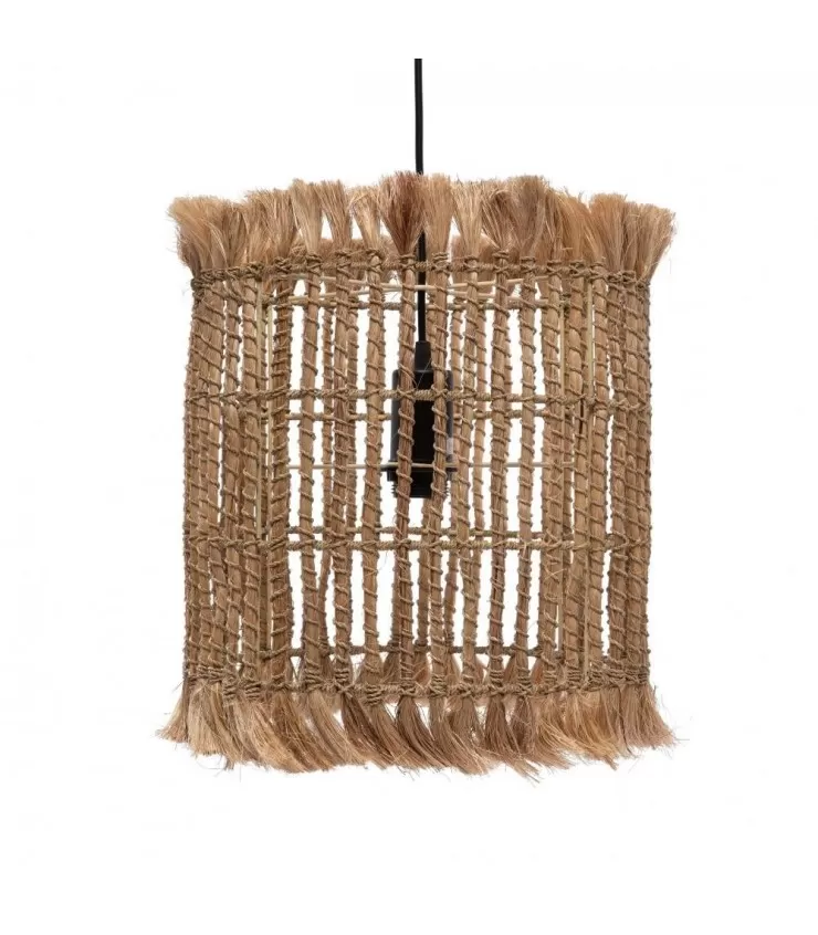 The Abaca Bird Cage Pendant - Natural - M