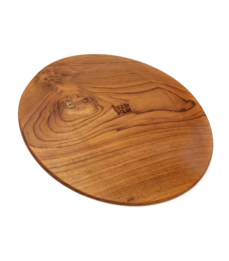 The Teak Root Round Plate - XL