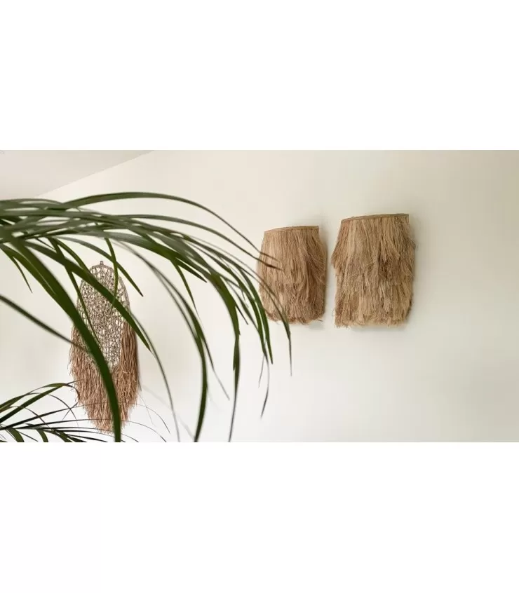 The Abaca Wall Applique - Natural