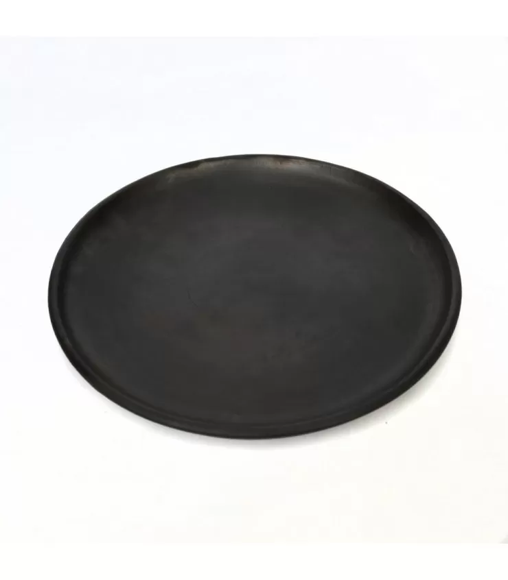 The Burned Classic Plate - Black - L
