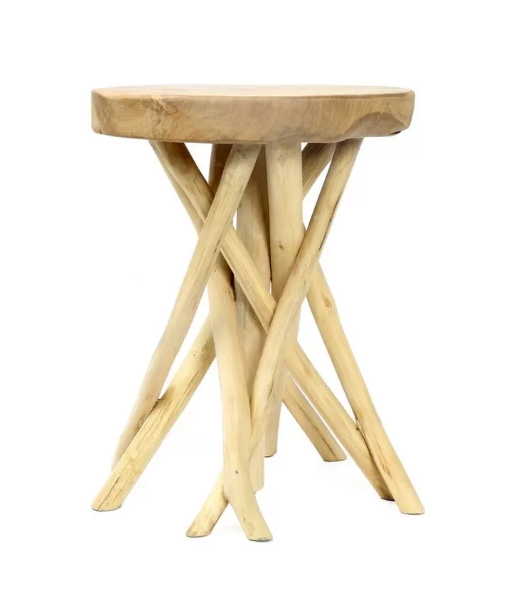 The Tulum Tropic Side Table - Natural