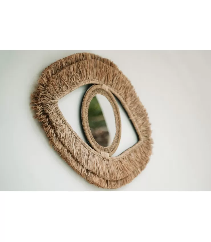 El Espejo Raffia Eye - Natural - M