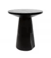 The Timber Conic Side Table - Black - 50