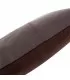 La Funda de Cojín Six Panel Leather - Chocolate - 30x50