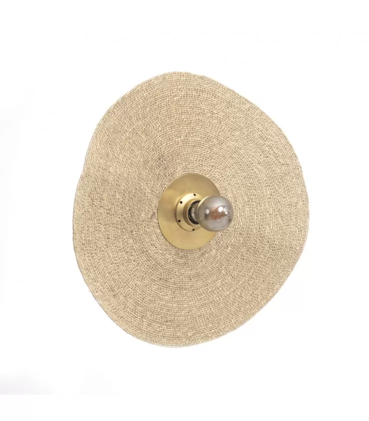 The Let's Groove Wall Lamp - Natural Brass - M