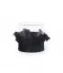 The Oh My Gee Candle Holder - Black Velvet - XL