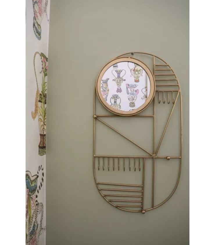 The" Do I Look Pretty" Wall Hanger - Brass