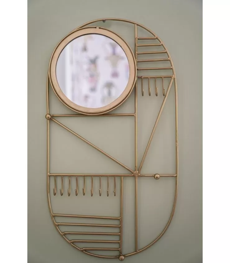 The" Do I Look Pretty" Wall Hanger - Brass