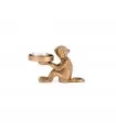 The Monkey Candle Holder 2 - Brass