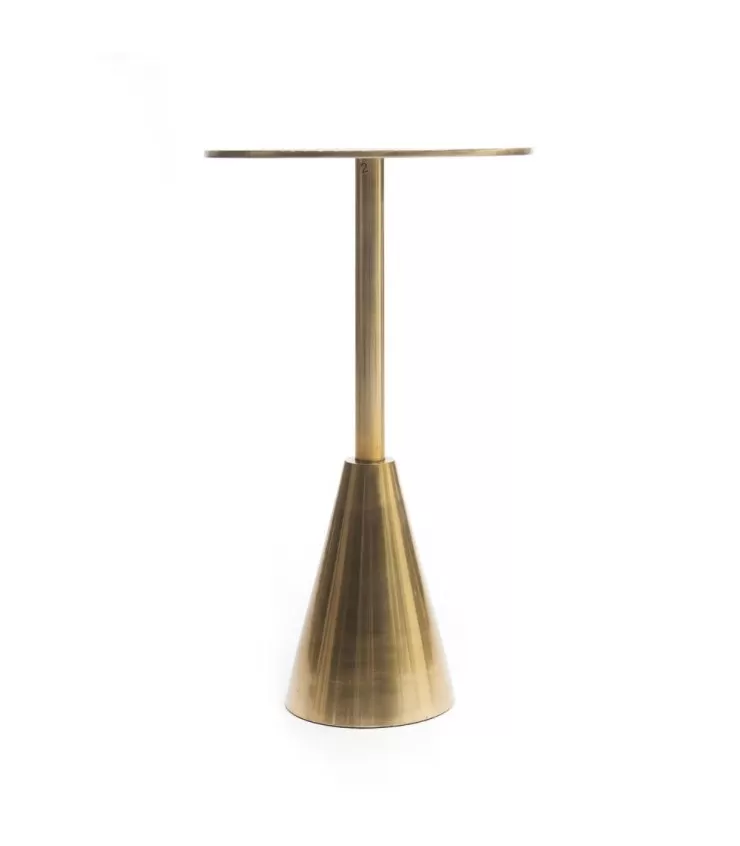 The Croco Side Table - Brass