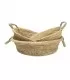 The Raffia Basket Tray - Natural - L