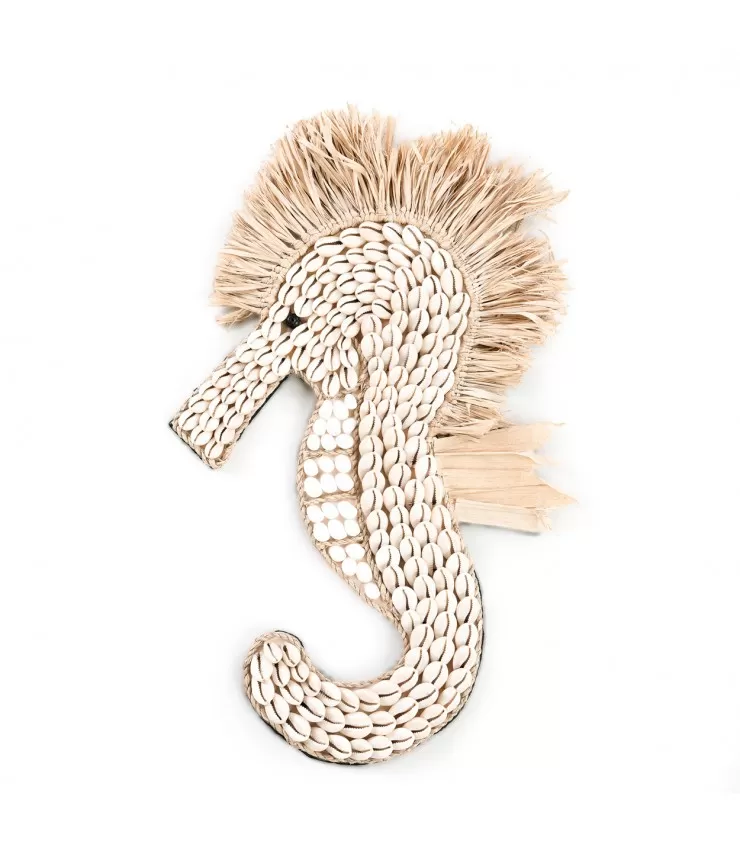 The Shell Sea Horse - White