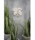 The Cotton Shell Palm Tree - White Natural
