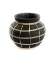 The Belly Vase - Black Natural - S
