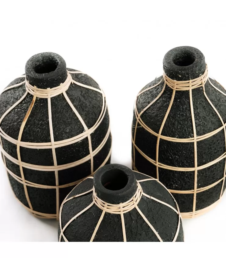 The Whoopy Vase - Black Natural - L