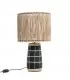 The Skiathos Table Lamp - Natural Black