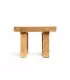 The Reclaimed Teak Side Table - Natural