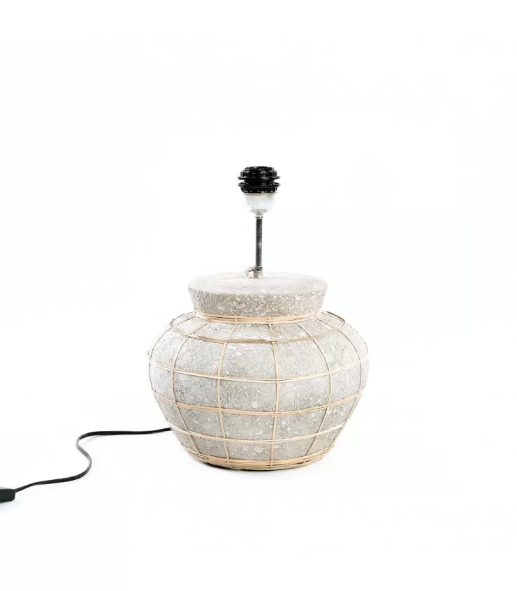 The Kythira Table Lamp - Natural Concrete
