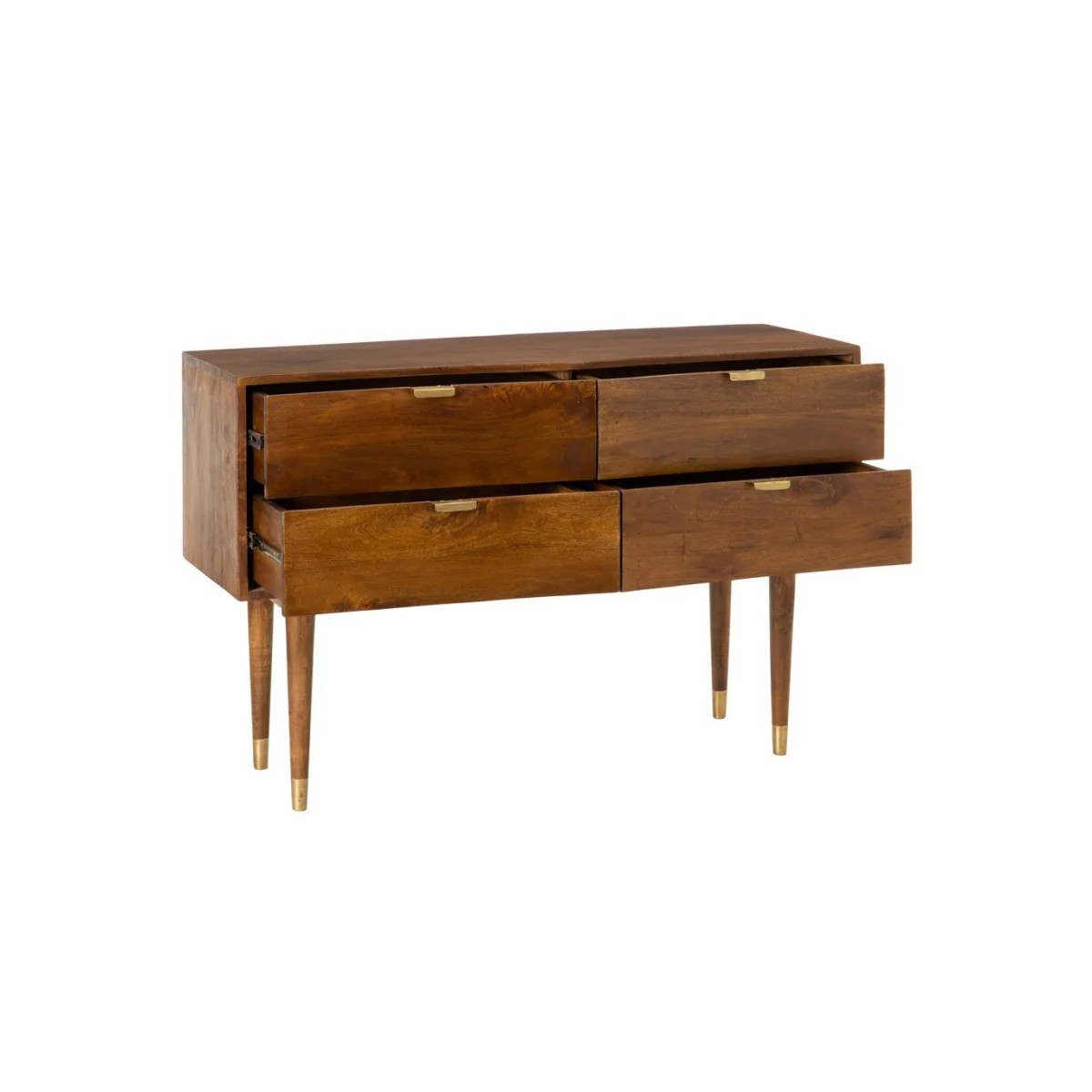 APARADOR MARRÓN MADERA DE MANGO SALÓN 120 X 45 X 80 CM