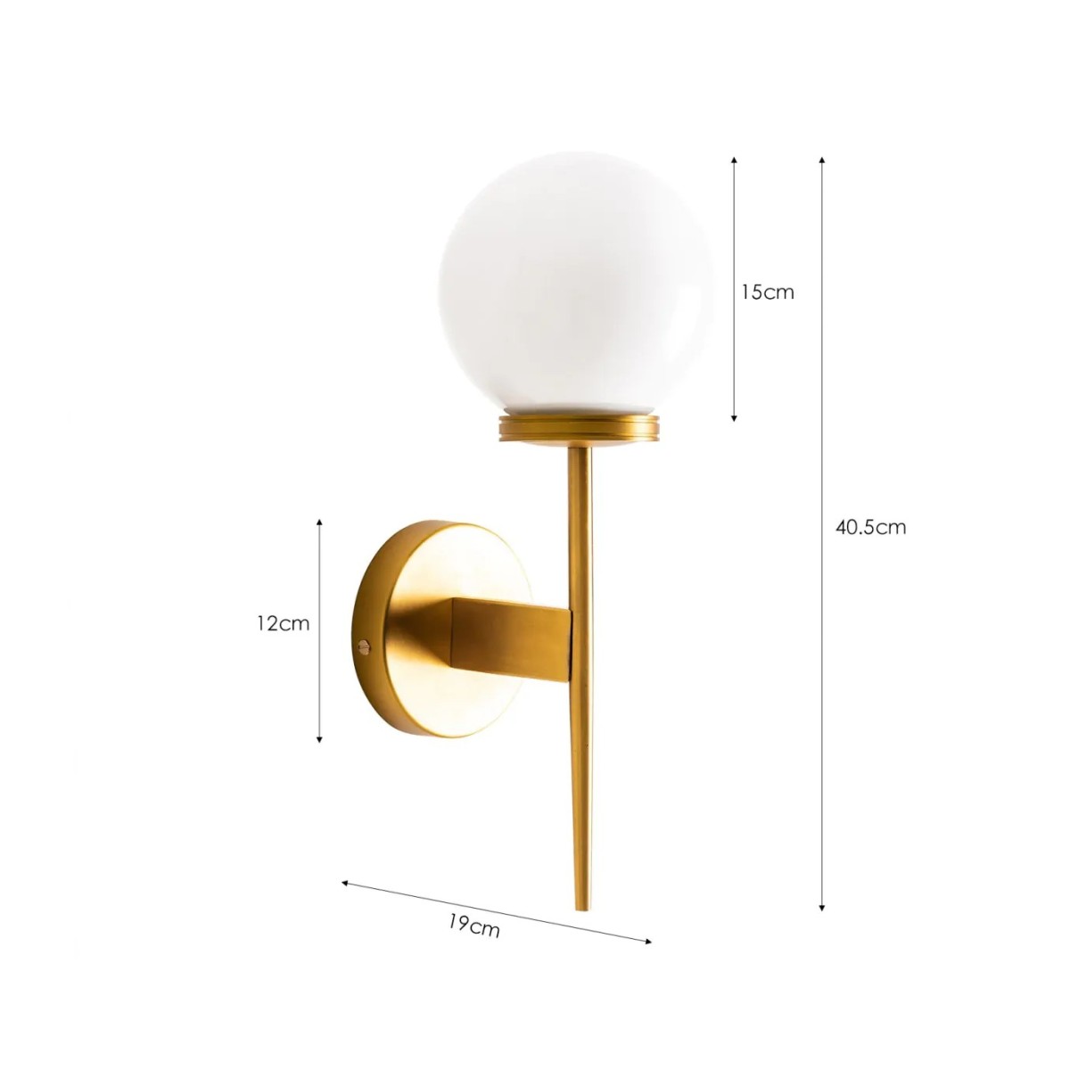 LÁMPARA DE PARED BOLA