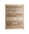Aged cream decorative panel