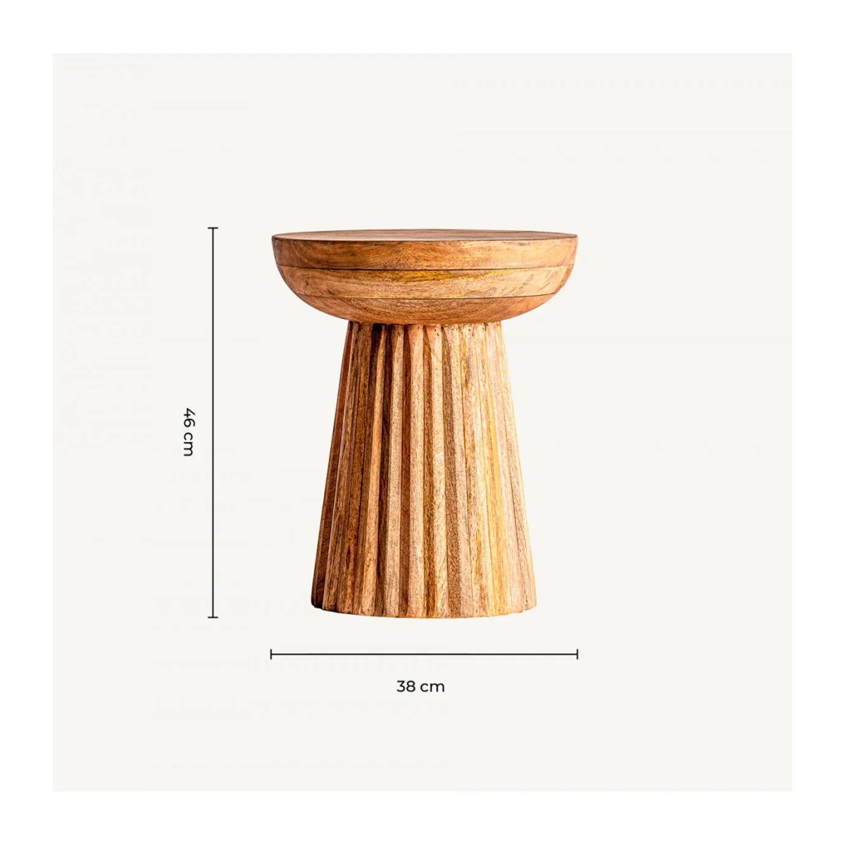 MESA AUXILIAR PLISSÉ WOOD