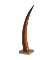 Escultura Panya de hueso marrón 49 cm