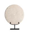Cream marble decorative figure