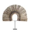 Natural fibre decorative figure