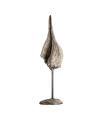 Aged off-white resin decorative figure