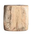 Reposapiés de madera de tamarindo natural 43 x 46 cm