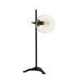 Black iron table lamp