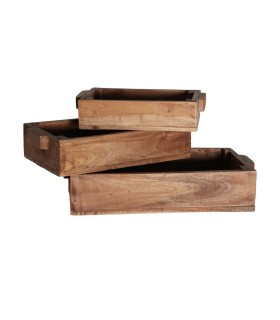 SET 3 ESCATOLE DECORATIVE