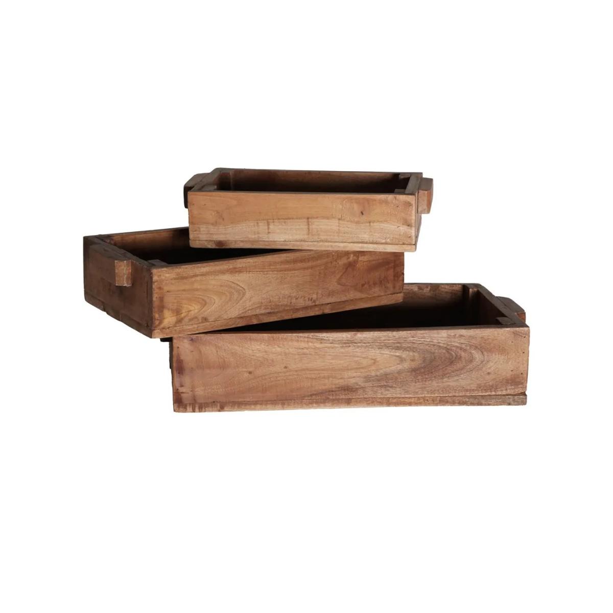 SET 3 ESCATOLE DECORATIVE