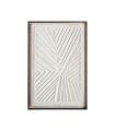 Cuadro Nakal de papel maché blanco 65 x 2 x 95 cm