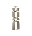 Portavela Greyle de hierro blanco roto 26 cm