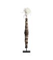 Brown-toned iron decorative figure