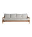 Sofá Jodphur de madera de teka reciclada 80 cm