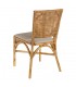 SILLA NATURAL "RATTAN" SALÓN 45 X 57 X 85 CM