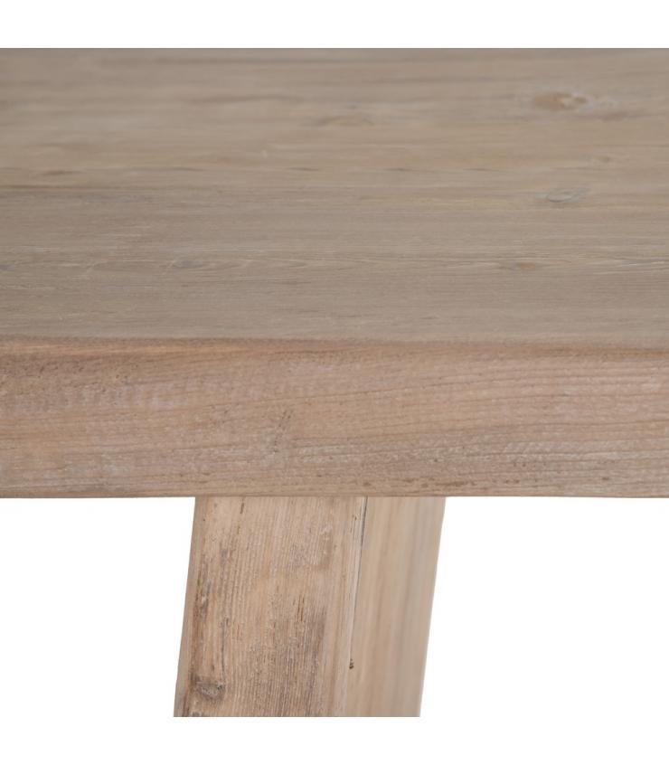 MESA COMEDOR NATURAL MADERA DE PINO 200 X 100 X 77 CM