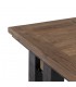 MESA COMEDOR NATURAL-NEGRO 200 X 100 X 78 CM