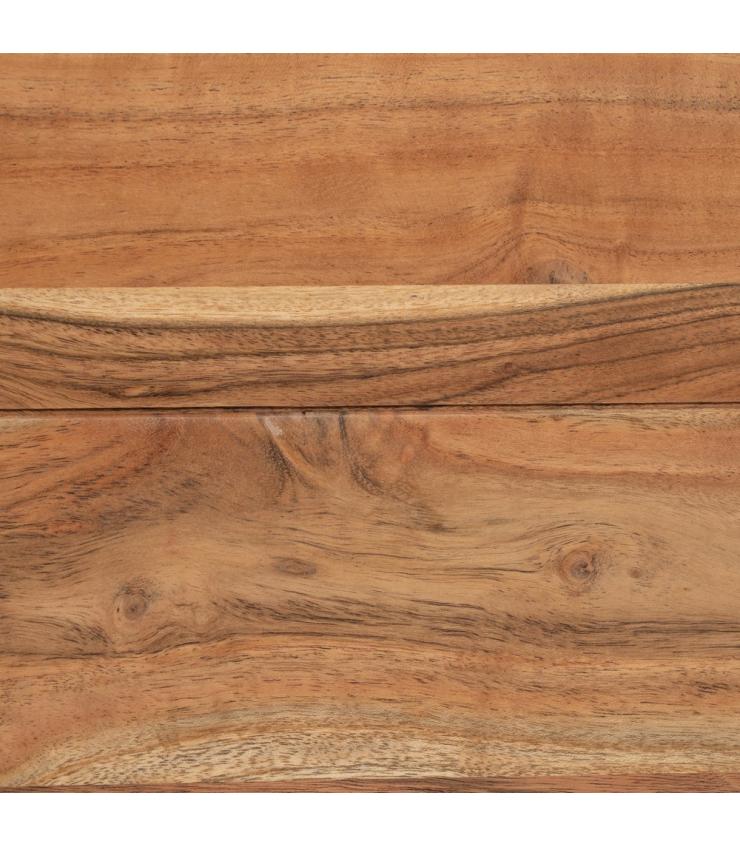 APARADOR NATURAL MADERA-HIERRO SALÓN 175 X 45 X 74 CM