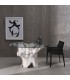 MESA COMEDOR BLANCO ROZADO 140 X 140 X 75 CM