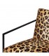 SILLÓN ANIMAL PRINT TEJIDO-METAL SALÓN 65 X 85 X 73 CM