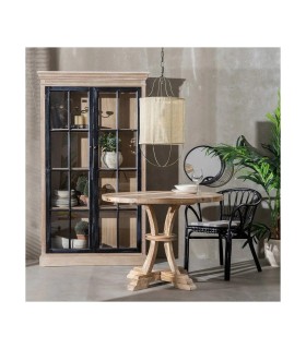 MESA COMEDOR BLANCO ROZADO 100 X 100 X 76 CM