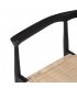 SILLA NATURAL-NEGRO RATÁN/MADERA SALÓN 59 X 58 X 76,50 CM