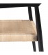 SILLA NATURAL-NEGRO RATÁN/MADERA SALÓN 59 X 58 X 76,50 CM