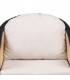 SILLÓN NATURAL-NEGRO RATÁN/MADERA SALÓN 58 X 60 X 77 CM